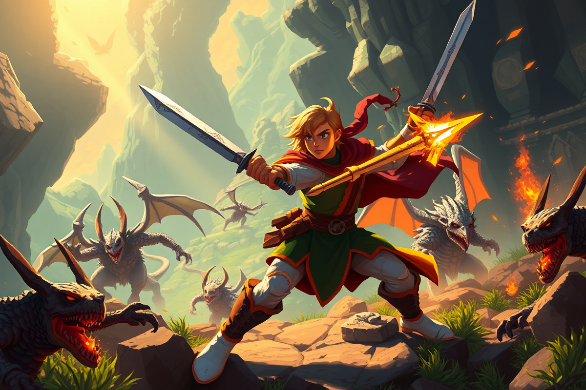 Square Enix sfida Zelda con uno stile visivo che non avevi mai visto