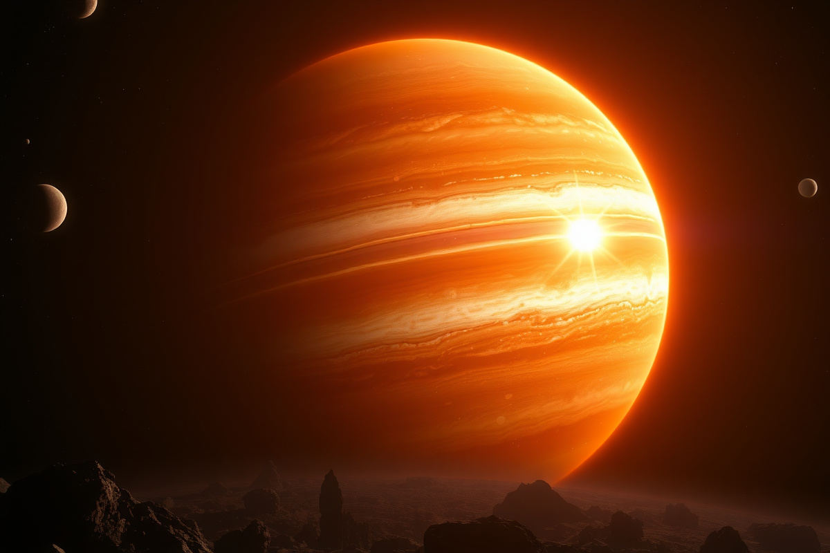 Pianeta sopravvissuto: un Giove scampa alla morte della sua stella