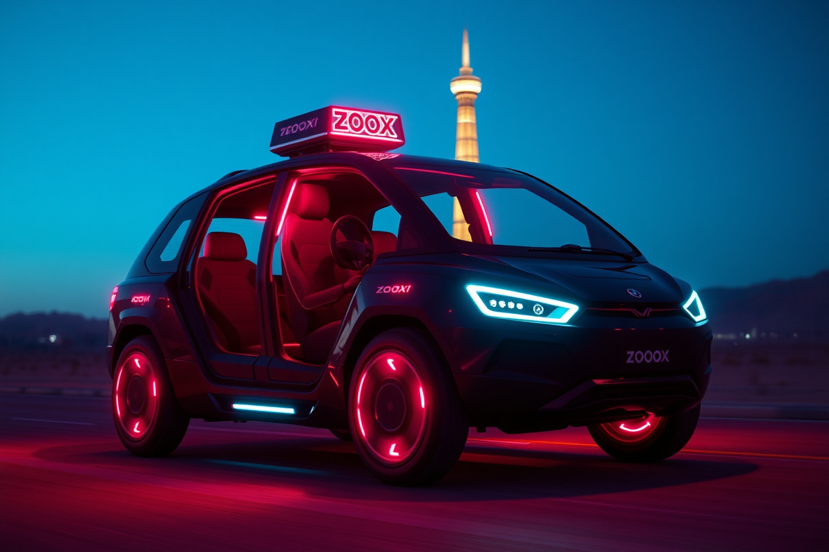 Zoox: Robotaxi a Las Vegas, via ai pagamenti senza volante dal 2026